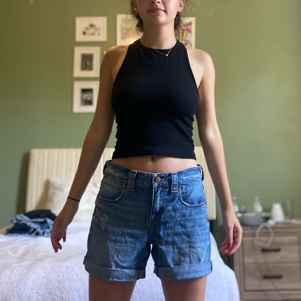 J. Crew Girlfriend Denim Shorts